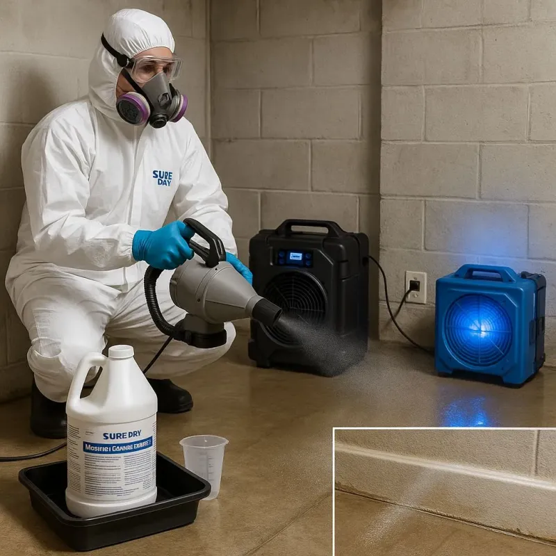 Sanitization and Odor Removal process in Boerne, TX